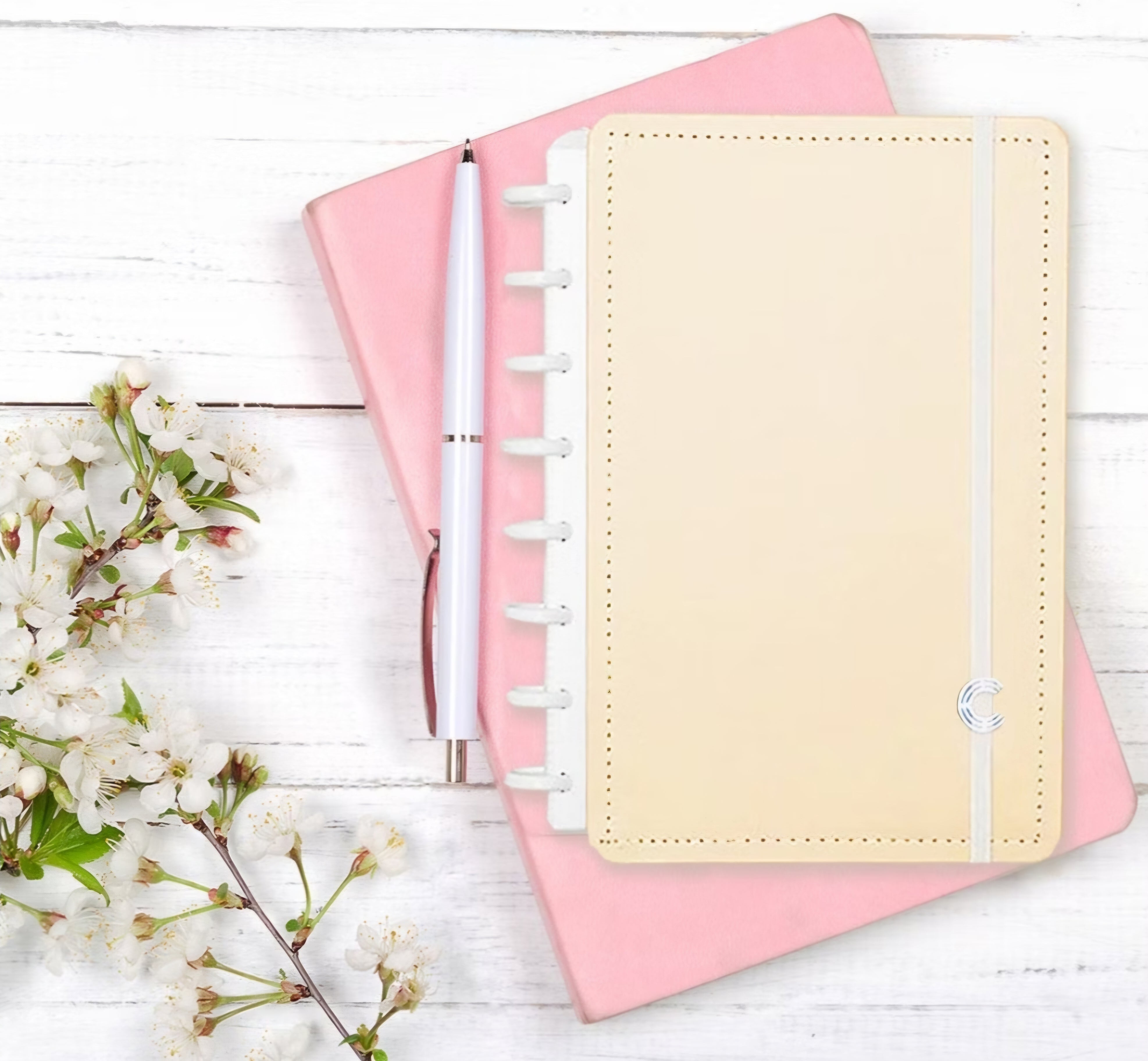 Caderno Inteligente A5 Amarelo Pastel