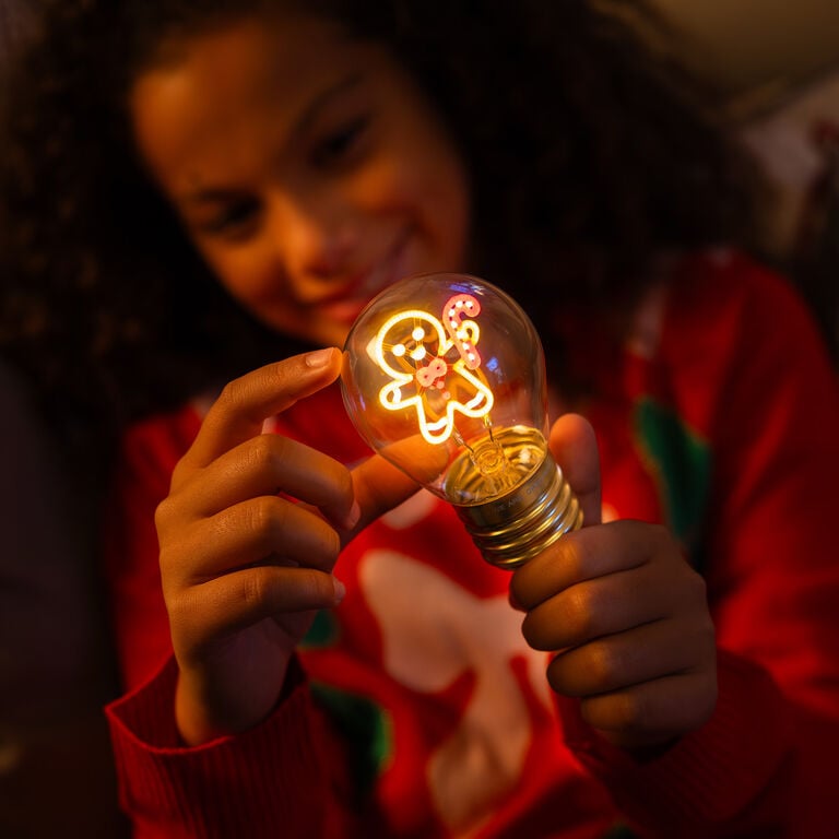 Pré-venda Candeeiro em Forma de Lâmpada Gengibre Natal Legami