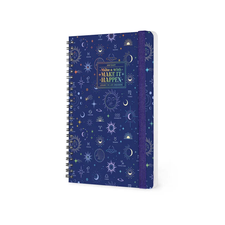 Agenda Espiral Semanal 2027 Celestial Legami