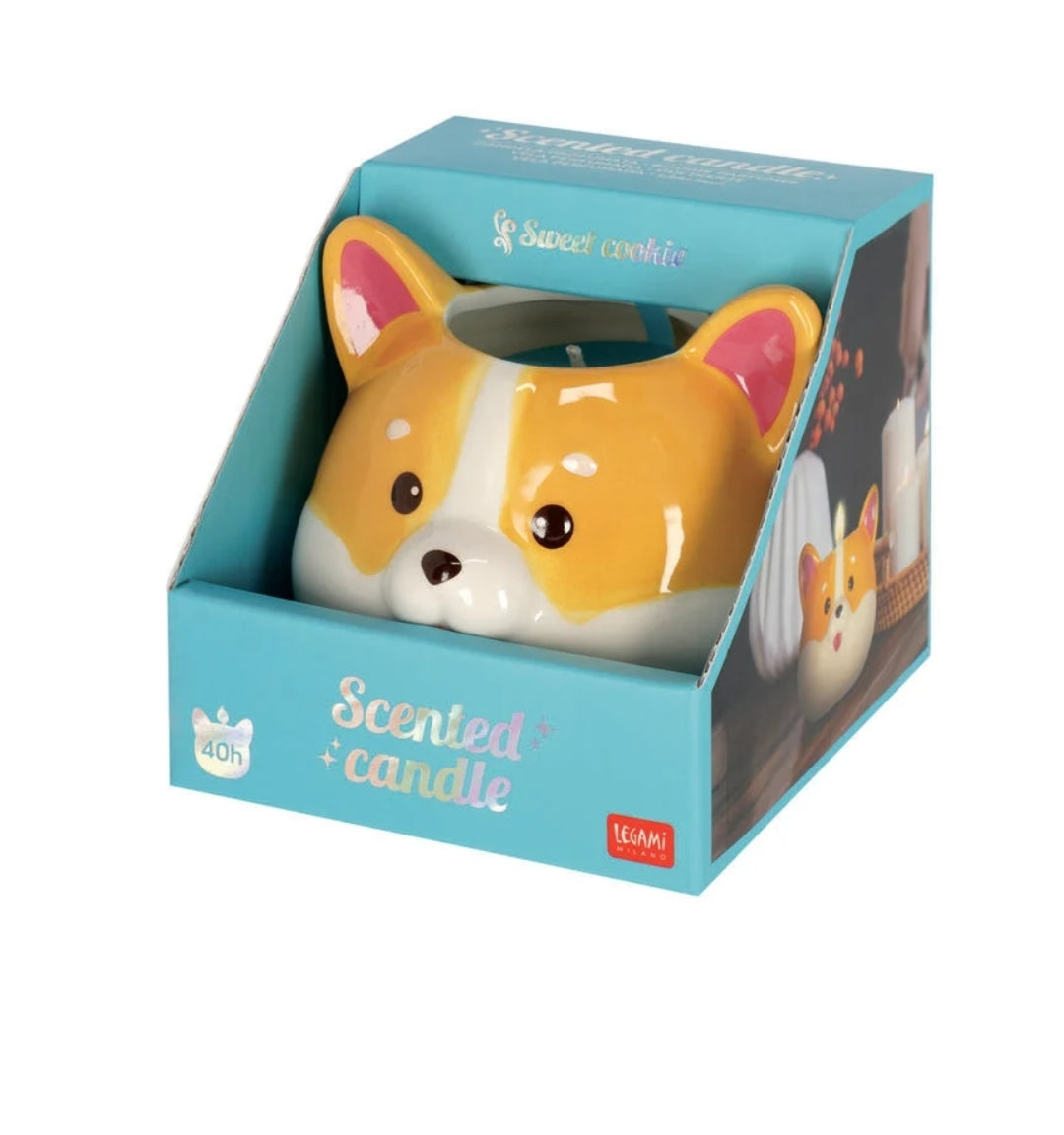 Vela Corgi Legami Aroma Biscoito Doce