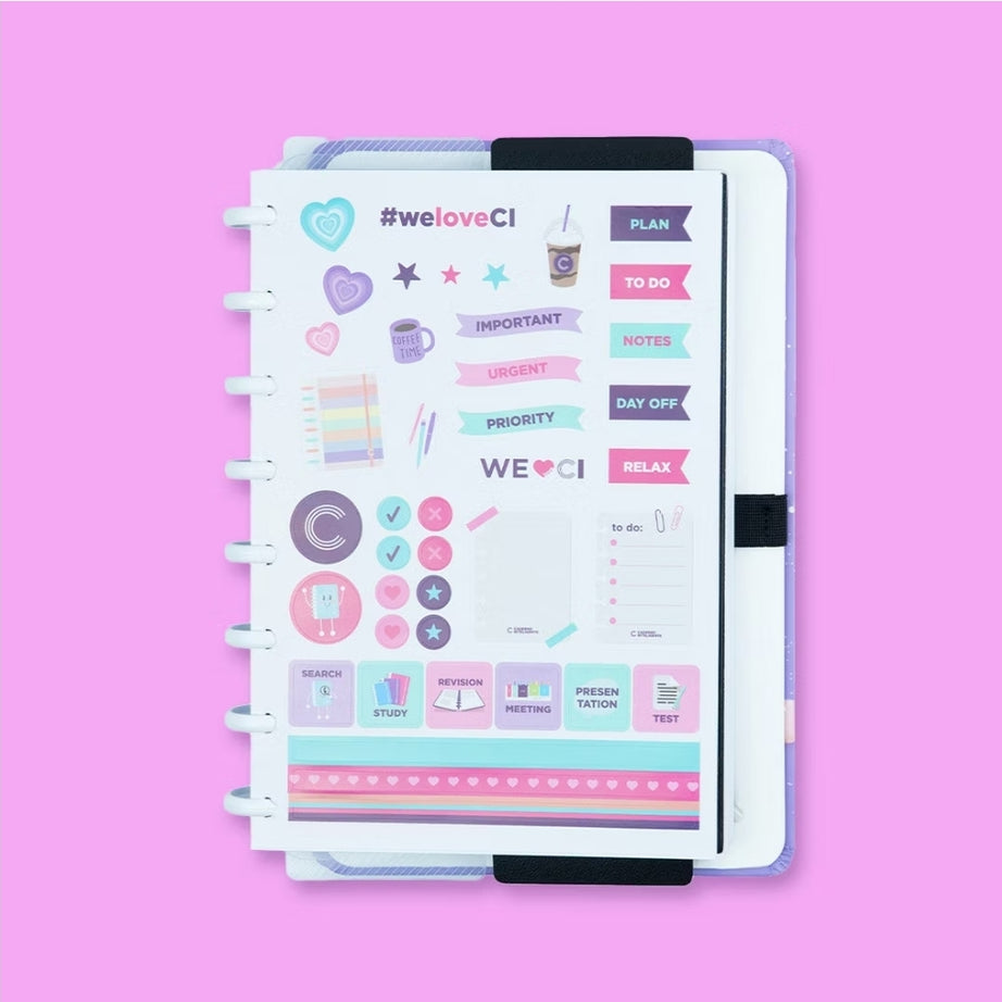 Caderno Inteligente A5 Purple Galaxy ed. Especial Gocase