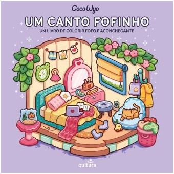 Livro Colorir "Um Canto Fofinho" - Estilo Bobbie Goods