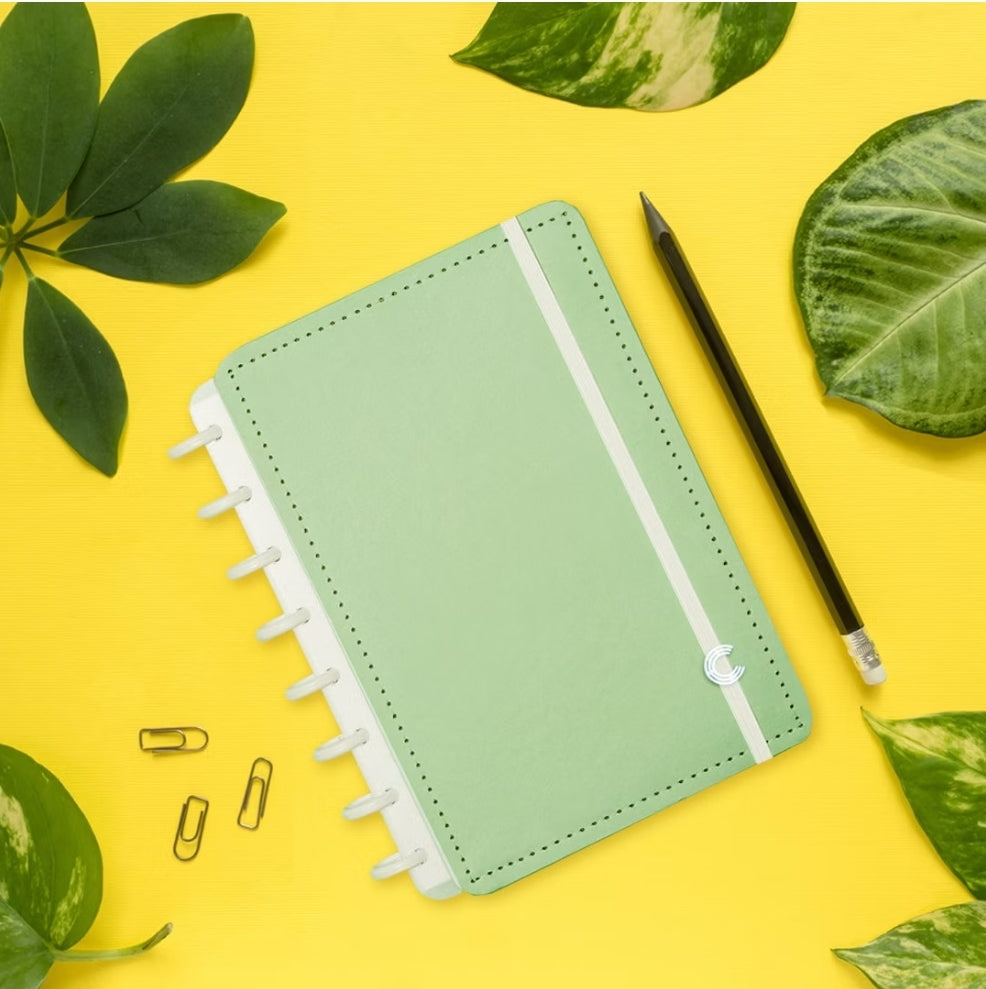 Caderno Inteligente A5 Verde Pastel