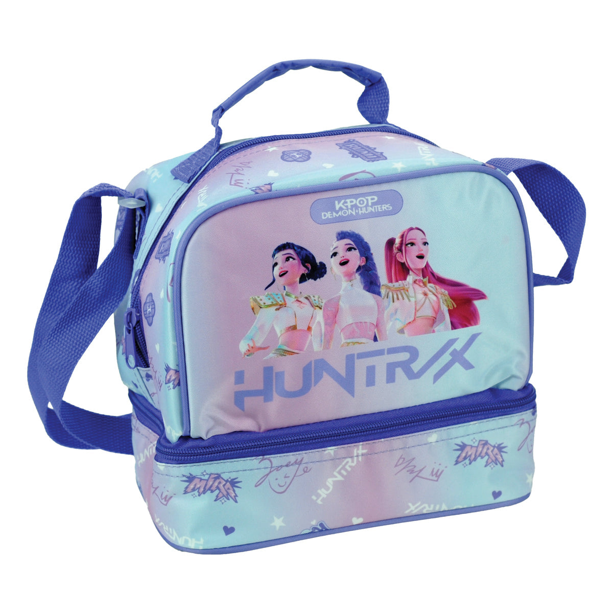 Lancheira Térmica K Pop Huntrix com duas Divisórias