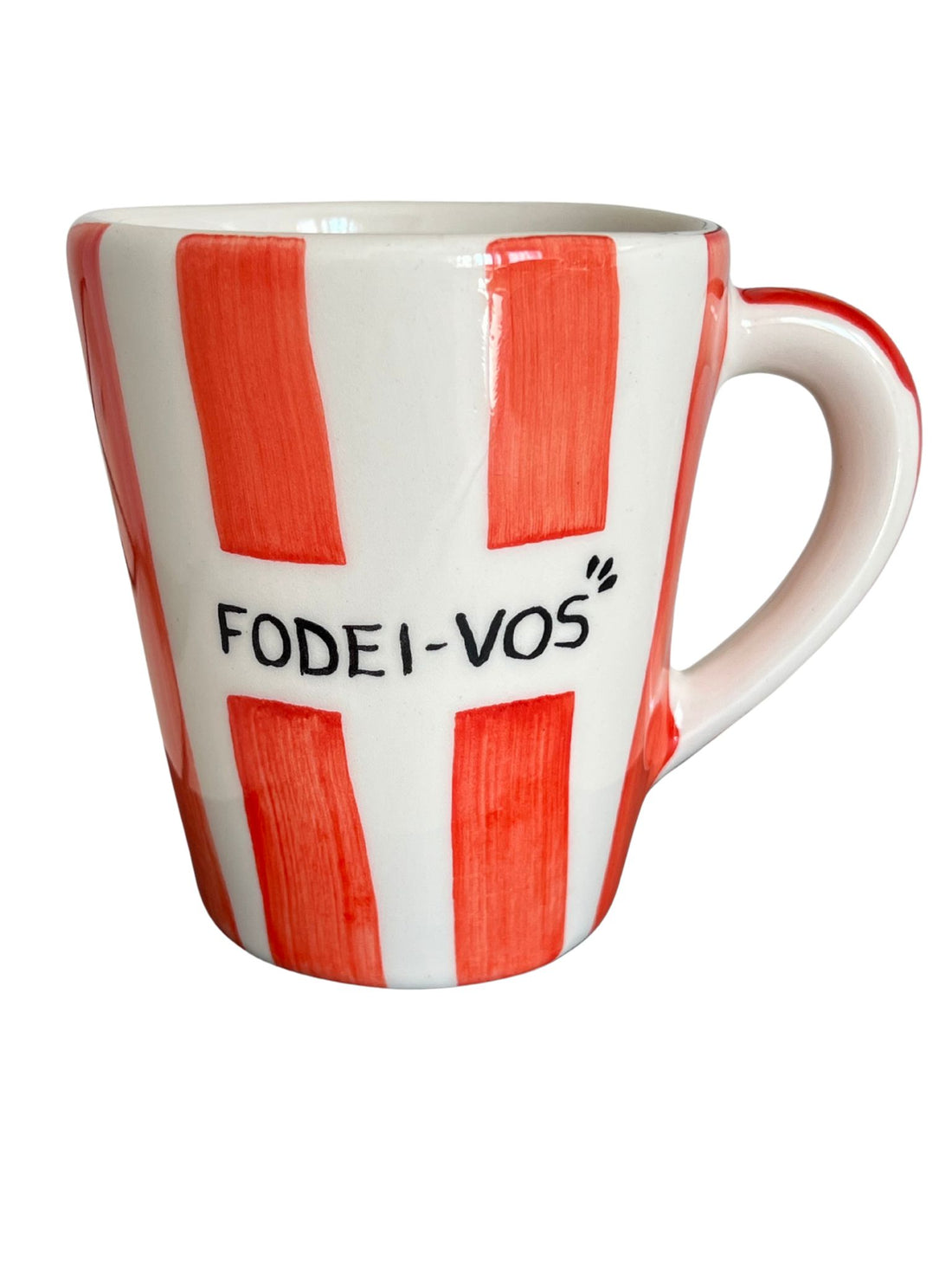 Caneca "Fodei-vos" Listrados