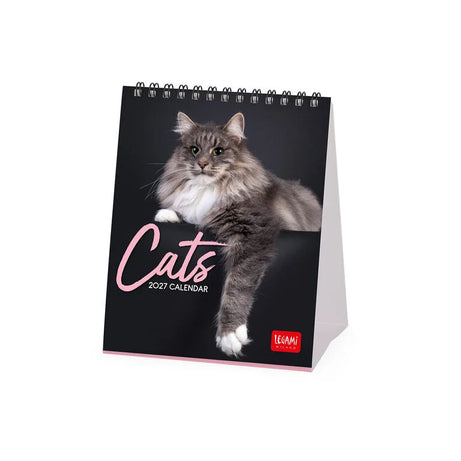Calendário de Mesa 2027 Gatinhos Cats Legami