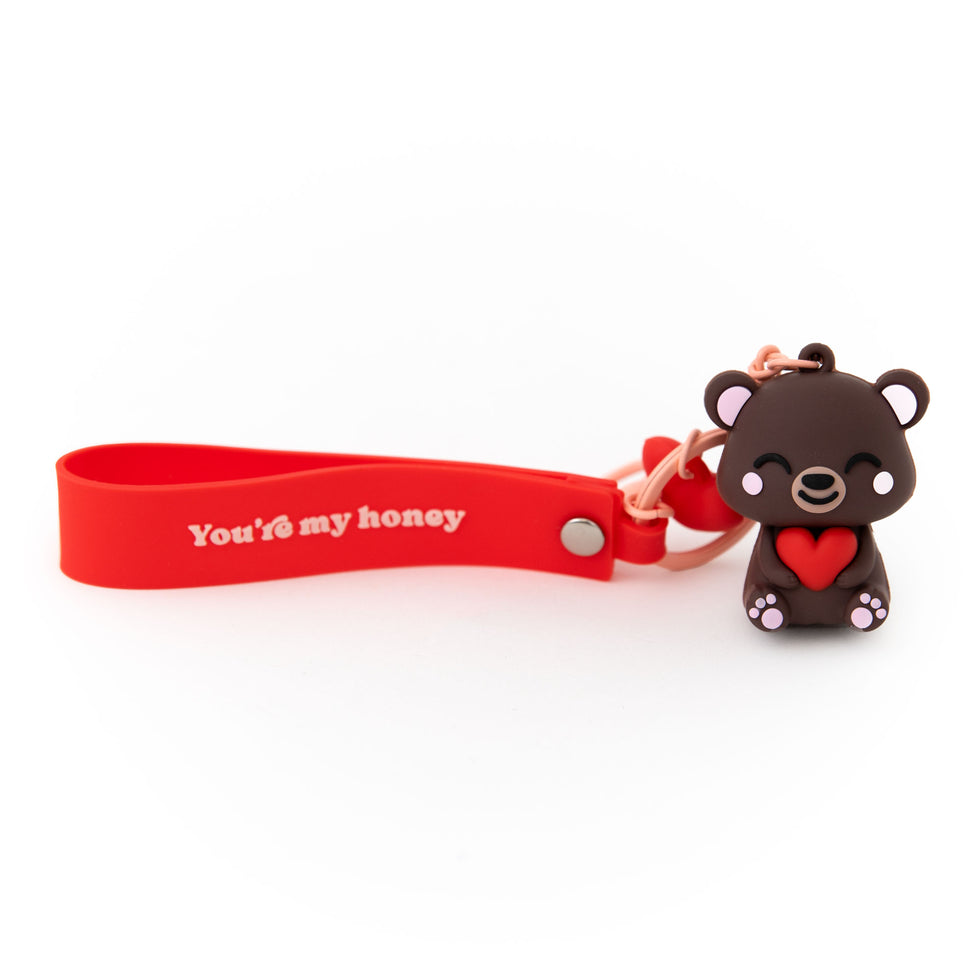 Porta Chaves Ursinho Com Coração Mr.Wonderful