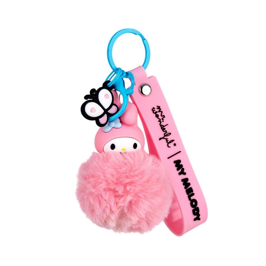 Porta Chaves com Pompom e Pendente My Melody Mr.Wonderful