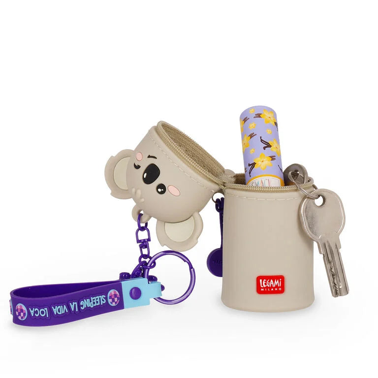 Pré-venda Porta Moedas e Porta Chaves Mini Kawai Koala Legami