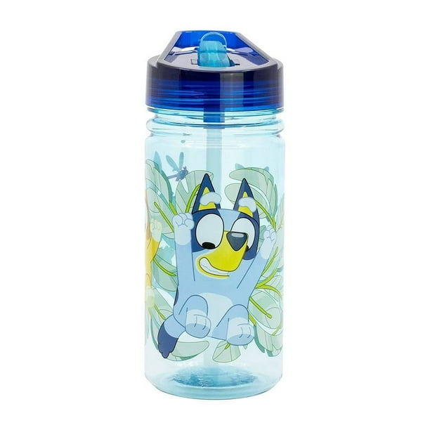 Garrafa com Palhinha Bluey 475ml