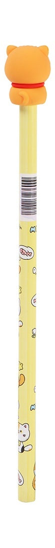 Lápis com Borracha Gato Malhado