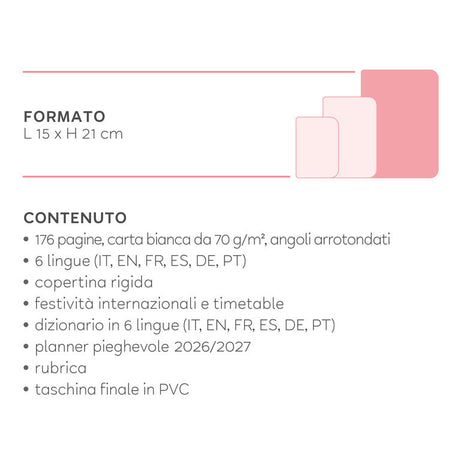 Agenda Espiral Semanal 2027 Abelha Legami