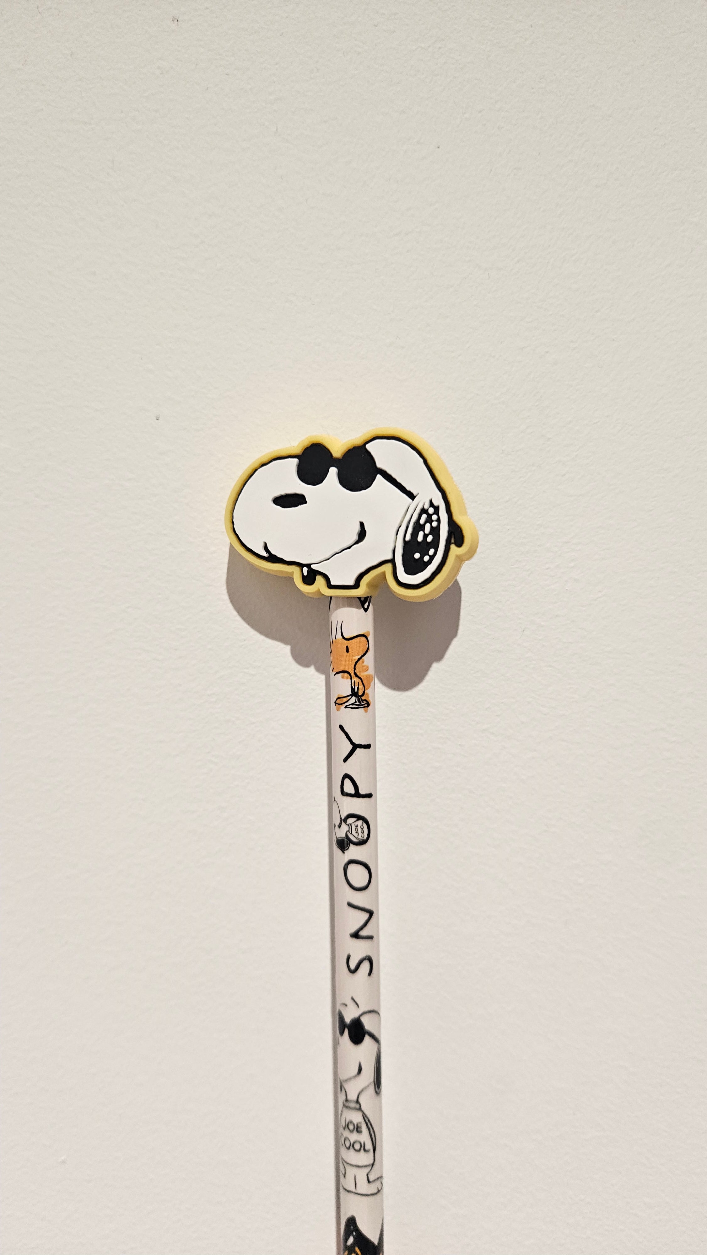 Lápis Snoopy com Borracha 3D -  Cor Sortida