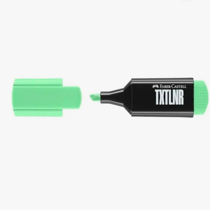 Mini Sublinhador Verde Pastel Faber-Castell
