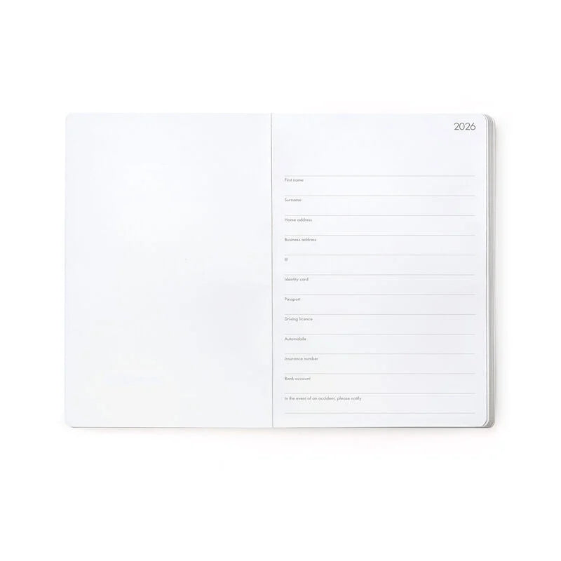 Agenda Semanal 2026 Stickers Legami