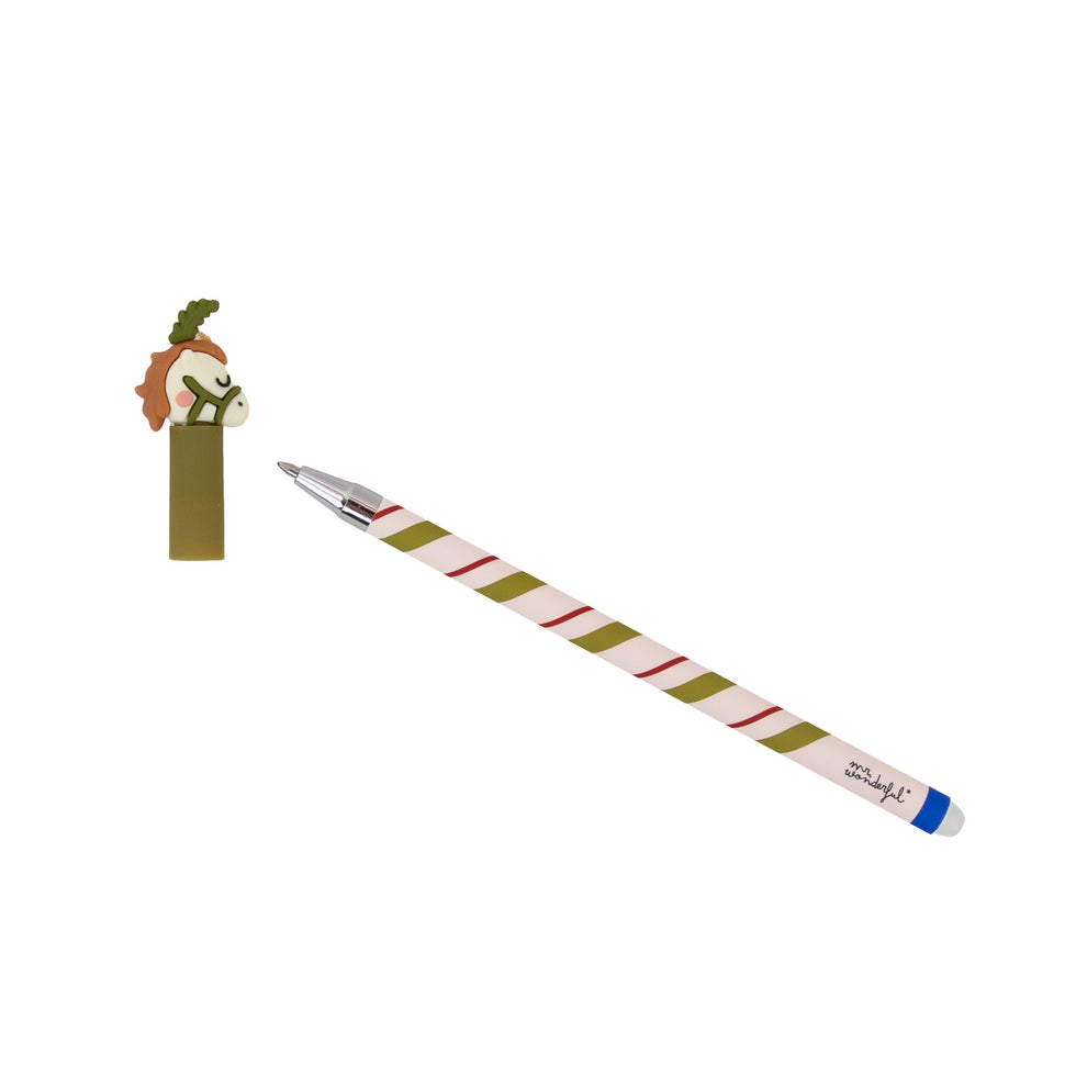 Caneta Apagável Cavalo Edição Limitada Natal Circo Mr.Wonderful