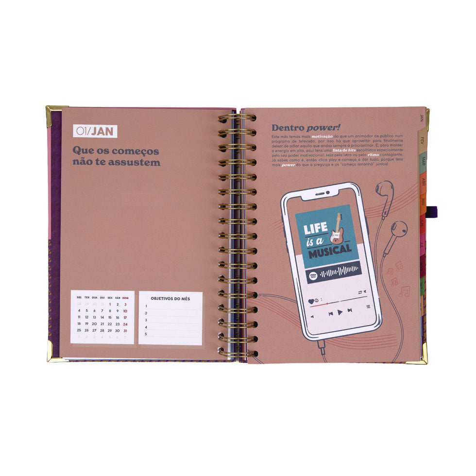 Agenda Diária 2027 Mr.Wonderful "Organizada Mais ou Menos"