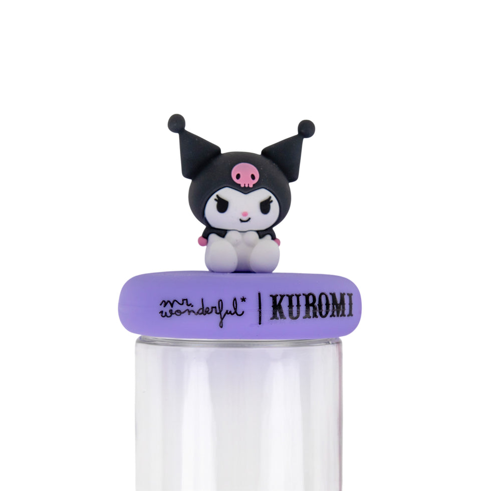 Estojo com Conjunto de Papelaria  Kuromi Mr.Wonderful