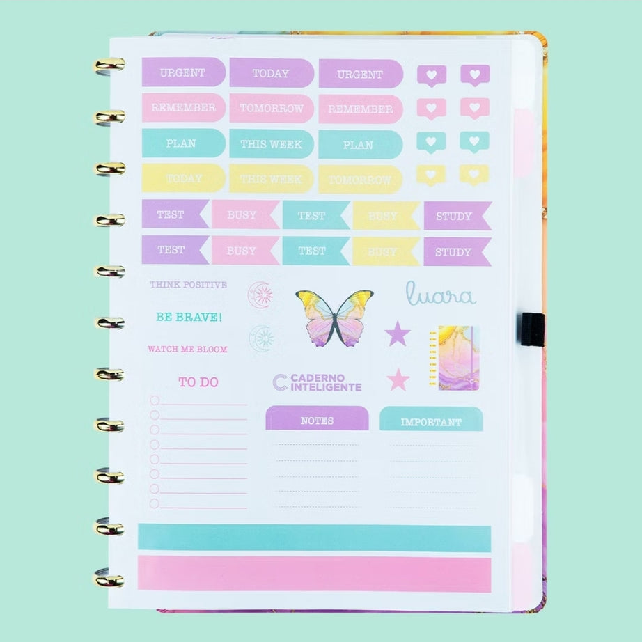 Caderno Inteligente A4 Aurora by Luara