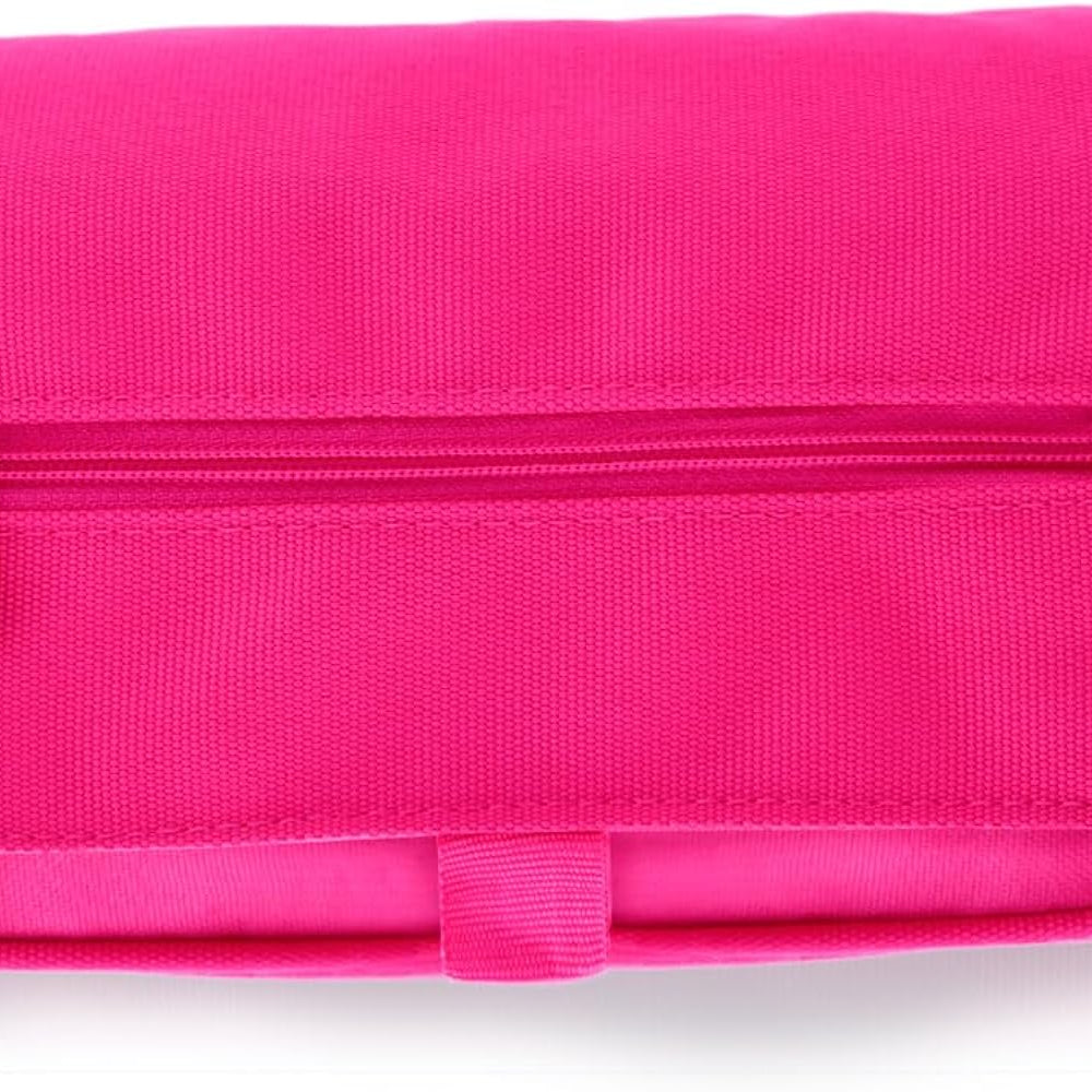 Estojo Triplo Rosa com Várias Divisórias