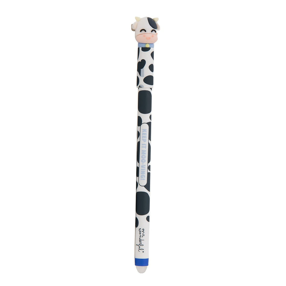 Caneta Apagável Vaca "Keep it moo-ving!" Mr.Wonderful