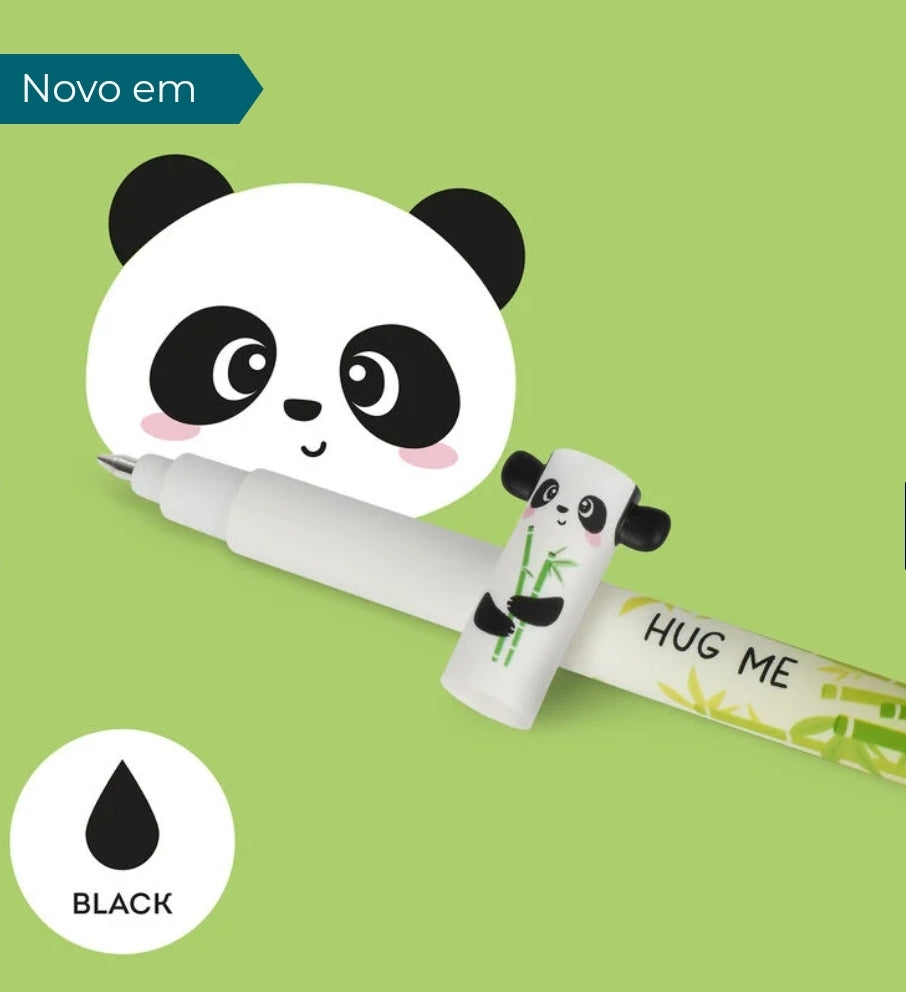 Caneta Apagável Panda com Bambu - Legami