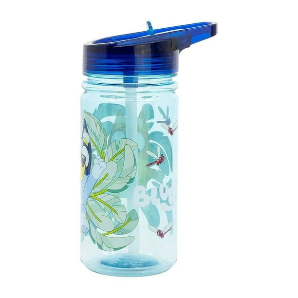 Garrafa com Palhinha Bluey 475ml