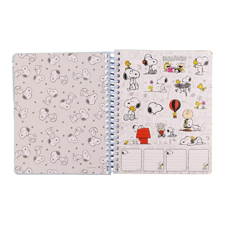 Caderno A5 em Espiral Snoopy
