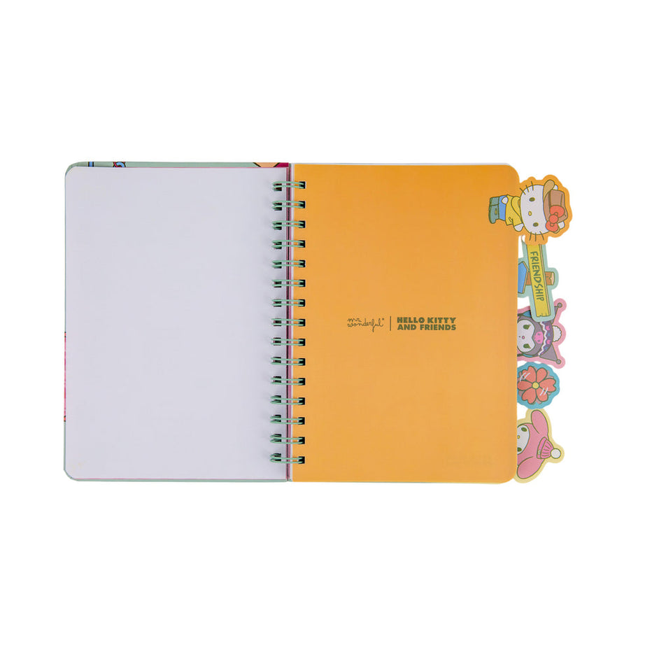 Caderno A5 com Separadores Hello Kitty & Friends Mr.Wonderful