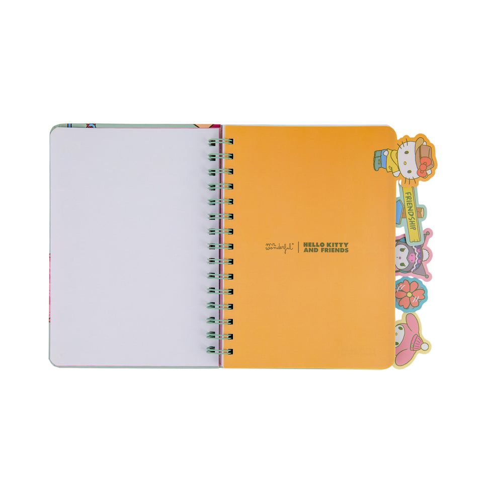 Caderno A5 com Separadores Hello Kitty & Friends Mr.Wonderful