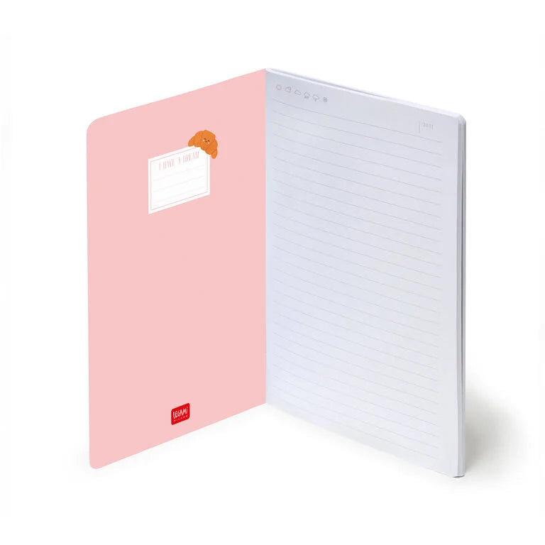 Caderno A5 Pautado Croissant Legami