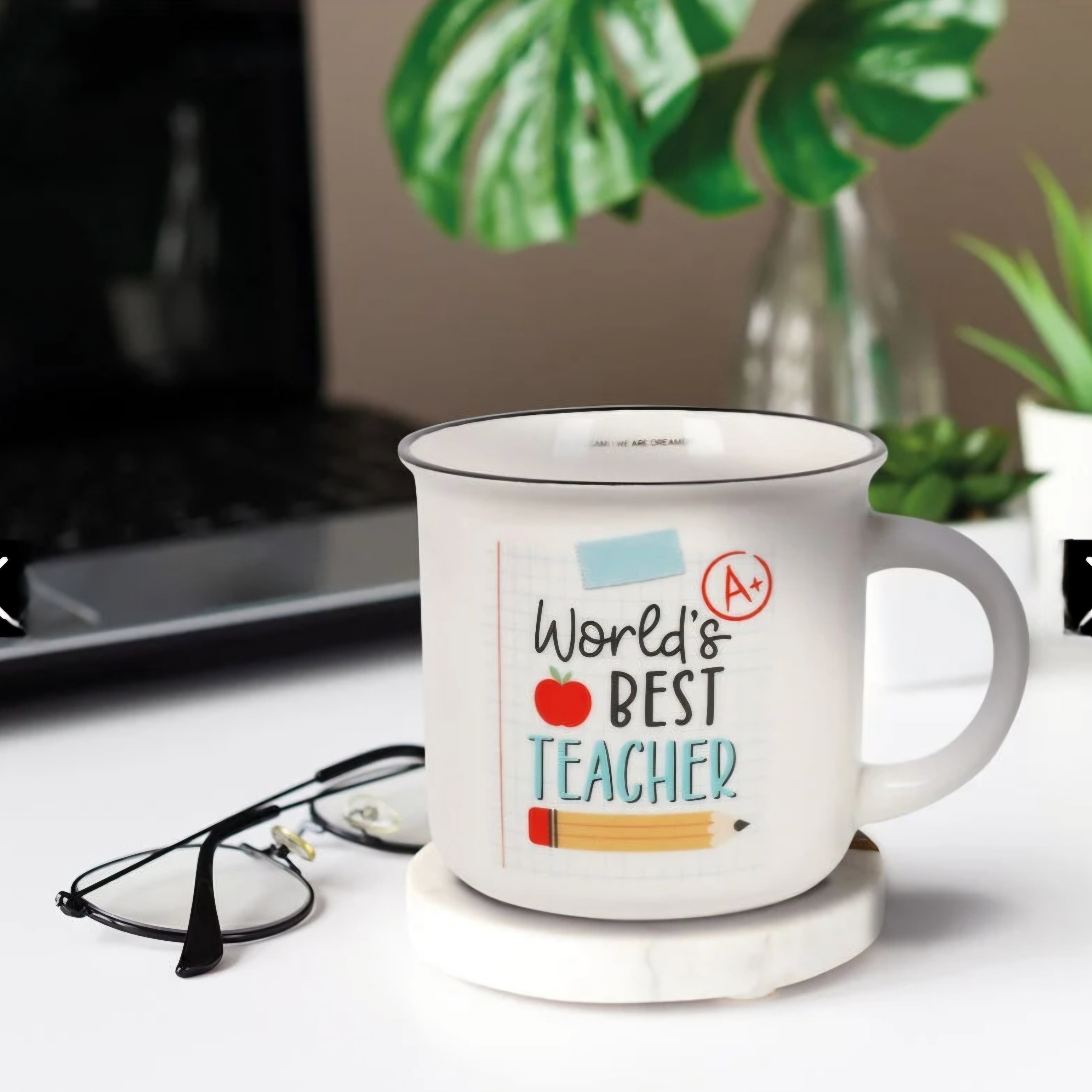 Caneca professor "World's Best Teacher" Legami