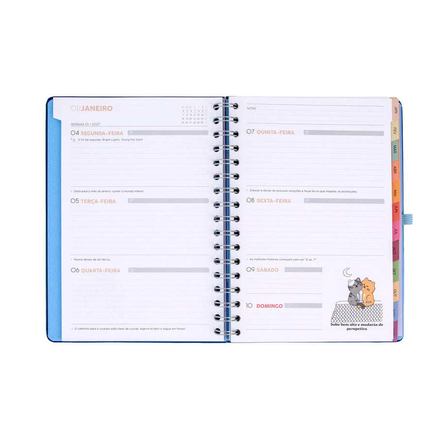 Agenda Semanal 2027 Mr.Wonderful "Plano Para Hoje, Histórias Para Amanhã"