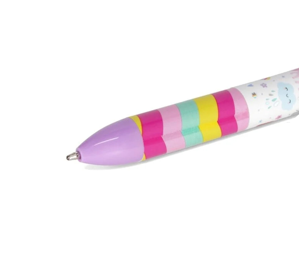 Caneta 2 Cores Click&Clack Unicórnio - Legami