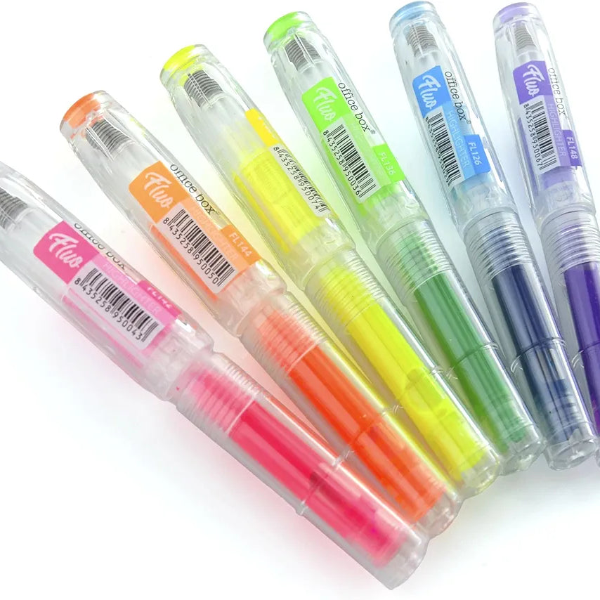 Sublinhador Recarregável Rosa Office Box