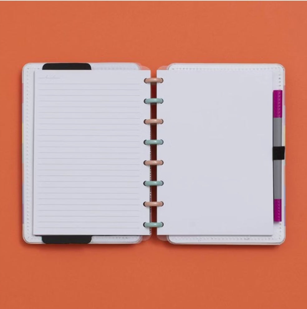 Caderno Inteligente  A5 Arco-íris Pastel