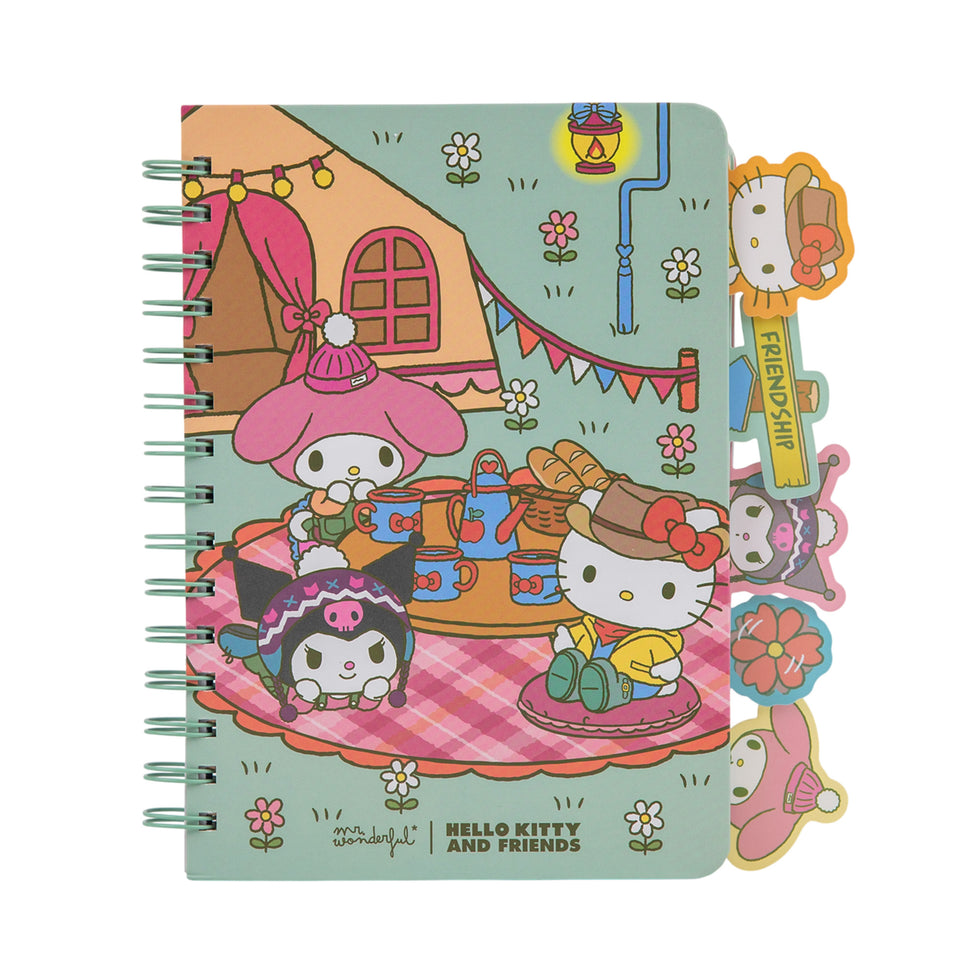 Caderno A5 com Separadores Hello Kitty & Friends Mr.Wonderful