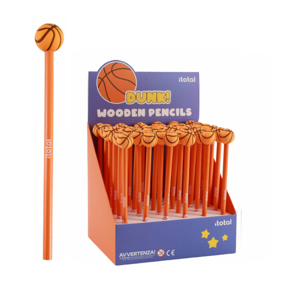 Lápis com Bola de Basquetebol Itotal