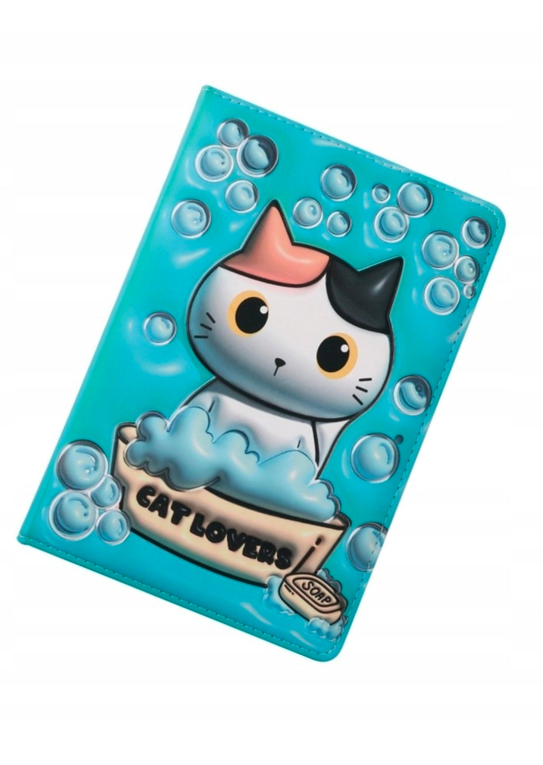 Caderno 3D A5 Gato Malhado Folhas Lisas Itotal