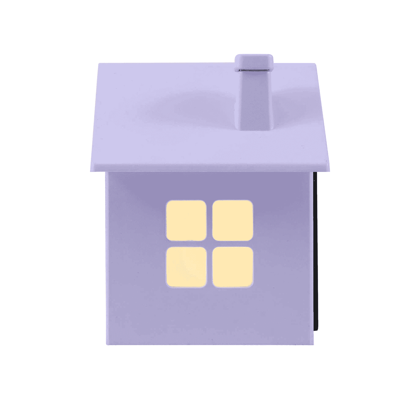 Relógio Despertador LED Casinha Lilás Itotal