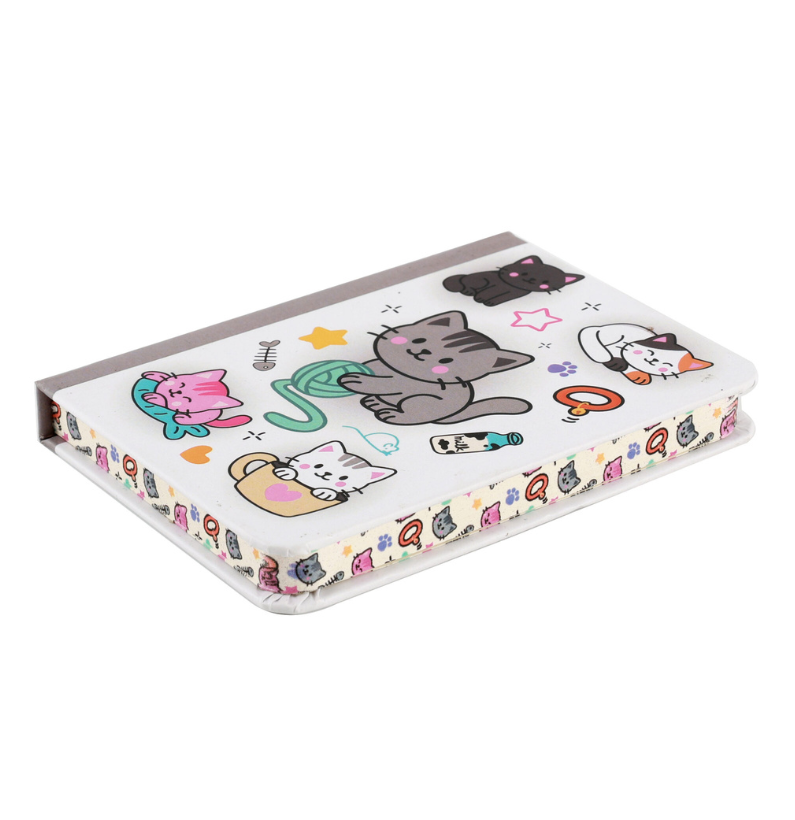 Mini NoteBook Gatos Itotal