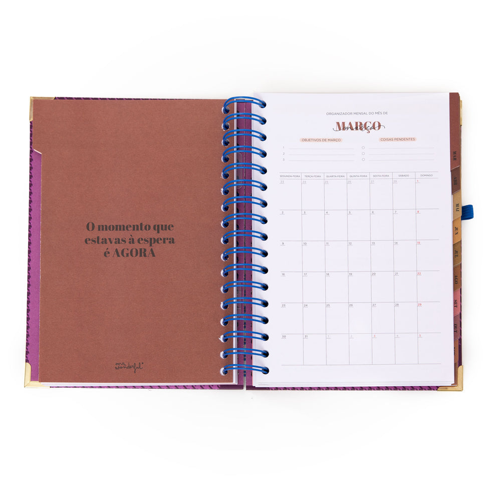 Agenda Diária Mr.Wonderful 2026 - A vida é hoje - Com Caneta Exclusiva