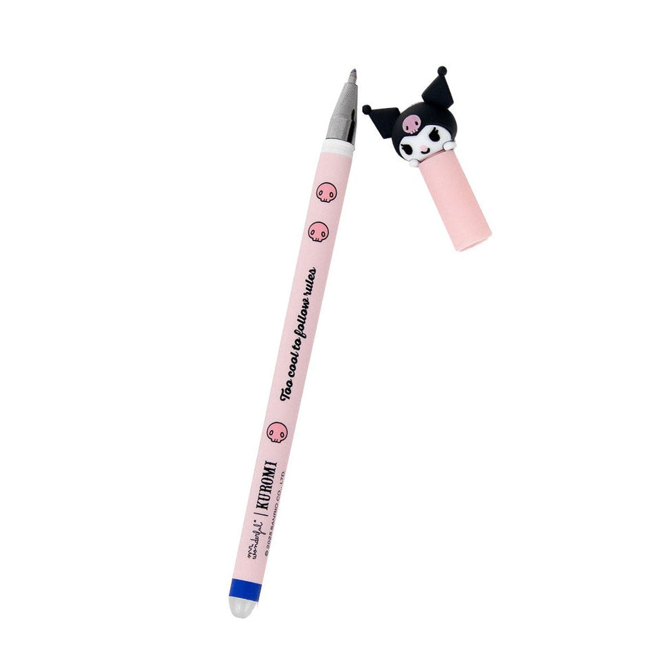 Caneta Apagável Kuromi "Too cool to follow rules" Mr.Wonderful