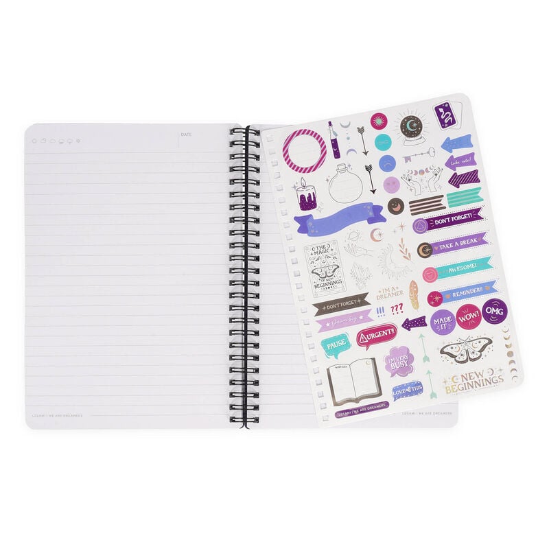 Caderno A5 Espiral Pautado Edição Especial Moth Legami