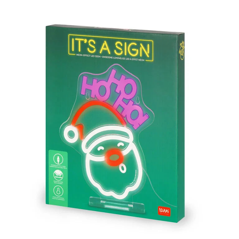 Pré-venda Luz Neon Pai Natal Legami