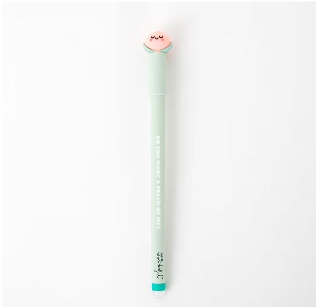 Caneta que Apaga Mr.Wonderful Pêssego - Do you want a peach of me?