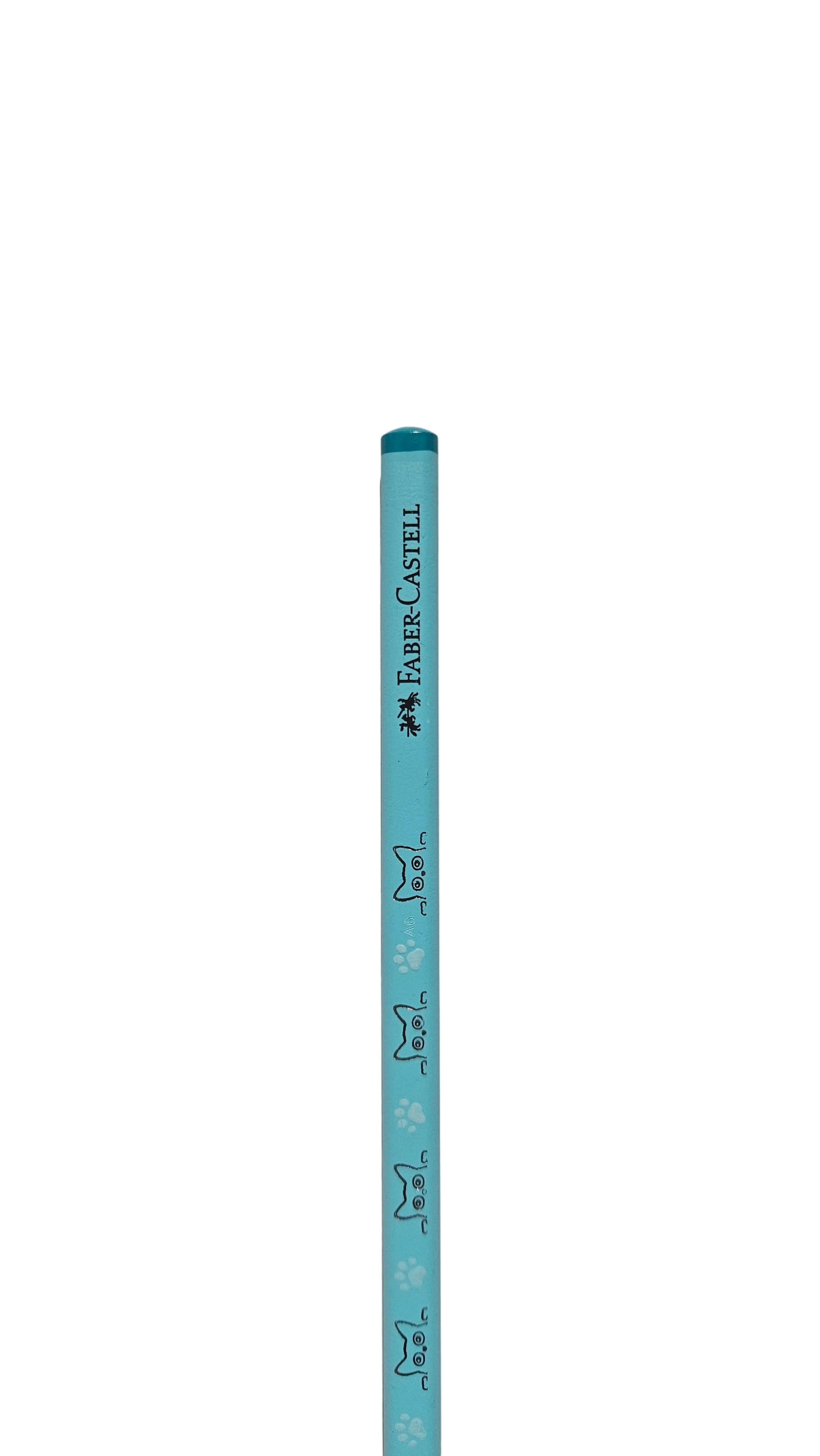 Lápis Gato Edição Limitada Faber-Castell com Madeira Preta