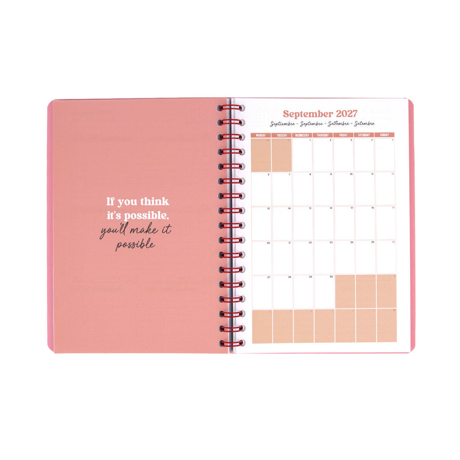 Agenda Semanal 2027 Multilingue Mr.Wonderful "OH LÁ LÁ"