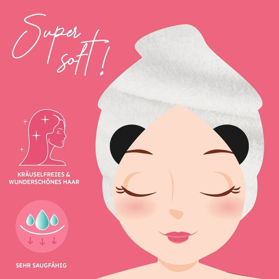 Toalha para Cabelo Panda Legami