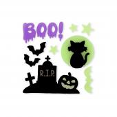 Brevemente - Conjunto de Autocolantes em Gel para Vidro Halloween Legami